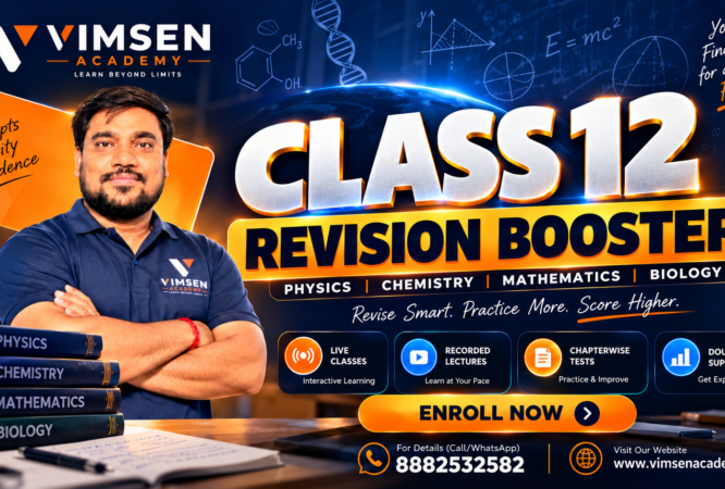 Class 12 Revision Booster Banner