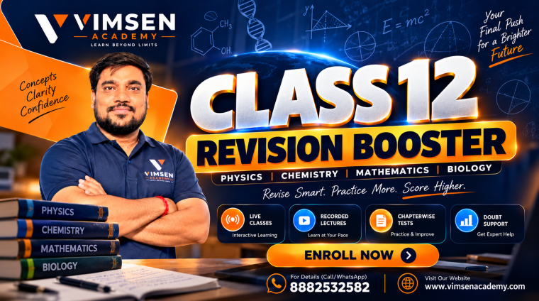 Class 12 Revision Booster Banner Class 12 Revision Booster Banner